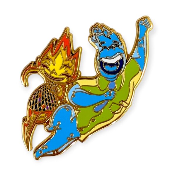 Elemental Disney Pixar Pin: Ember and Wade - Picture 1 of 4